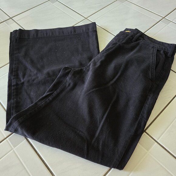 Anthropologie Pants - Pilcro and the Letterpress Anthropologie Wide Leg Chino Pants Black 29P